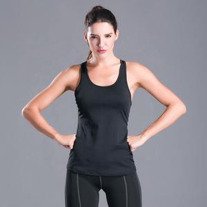 Gilet de fitness OEM avec logo personnalisé 85% polyester 15% spandex vêtements de gym pour femmes débardeurs d'entraînement gilet de fitness - Product Image 6
