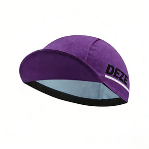 Casquette de cyclisme personnalisée OEM en gros avec logo sur mesure, séchage rapide, respirante, pour cyclistes et amateurs de plein air, sous-casque, bonnet court - Product Image 4