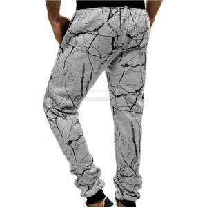 Wholesale Customized Casual Men's Straight Lightweight Mid Waist Sublimation <b>Trouser</b> Breathable Elastic - Product Image 6