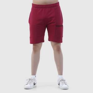 กางเกงขาสั้นออกกำลังกาย Swift Maroon XS ผ้าฝ้าย 100% สวมใส่สบาย กางเกงเบอร์มิวดาสำหรับเล่นกีฬา ตกแต่งโลโก้แบบกำหนดเอง ผ้าโพลีเอสเตอร์ถักทอ - Product Image 4