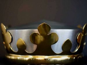 18GA Steel & Brass Medieval Monty <b>Python</b> King Of Temeria Helmet Richard Helmet handmade gifts - Product Image 4