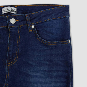 Pantalones vaqueros de corte recto para hombre OEM con logotipo personalizado, ropa de calle de verano 2025, ropa personalizada con pantalones de mezclilla de algodón - Product Image 6