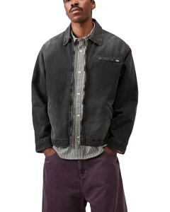 Chaqueta de Lona Americana Vintage de Alta Calidad para Hombre, para Otoño, Transpirable, Tejida, Delgada, Estilo Casual y Moderno - Product Image 2