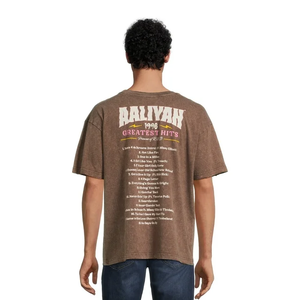 Men's Customized Design Printed T Shirts Plus Size Casual Knitted <b>Fabric</b> BD Short Sleeve Slim Fit & Breathable - Product Image 3