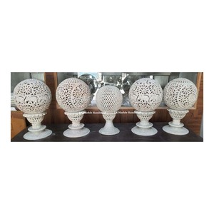 เชิงเทียนหิน Soapstone สำหรับตกแต่งบ้านและคริสต์มาส - Product Image 1