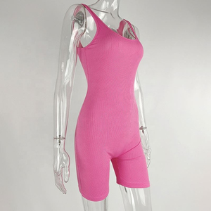 Sexy <b>Bodysuit</b> Women Sleeveless Tummy <b>Control</b> Seamless Lycra Activewear High Quality Streetwear - Product Image 6