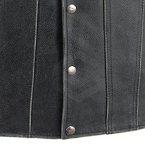 Chaleco de motorista de cuero genuino para hombre hecho a medida de alta calidad 2025 equipo de moto de invierno transpirable - Product Image 6