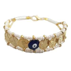 Mauvais œil à la mode perlé pour bracelet - Product Image 6