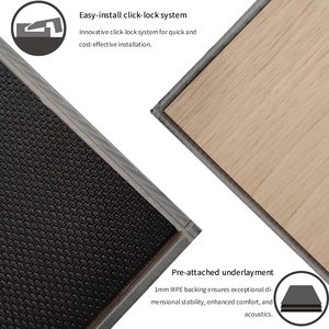 Azulejo de suelo de vinilo SPC de espiga de lujo PVC antideslizante para Hoteles Apartamentos oficinas cocinas fácil adhesivo Click-Lock - Product Image 4