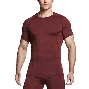 Men <b>Compression</b> Shirt <b>Base</b> <b>Layer</b> Top Long Sleeve T-Shirt Sports Gear Fitness Tights for Running Gym Workout Cheap Price OEM - Product Image 1