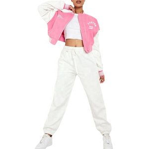 Chaqueta universitaria personalizada para hombres y mujeres primavera con cremallera gimnasio Vintage béisbol Patchwork pista al aire libre activo invierno impermeable - Product Image 6