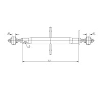 Ensemble de biellettes supérieures en acier inoxydable de haute qualité, marque Relax, pièces de tracteur neuves et durables, garantie 1 an, exporté de l'usine indienne