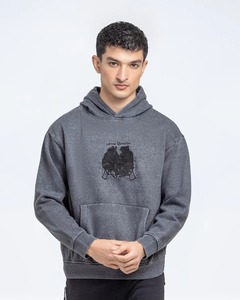 Sweat à capuche chaud à impression numérique 100% coton pour hommes Tissu lourd d'hiver avec un look élégant - Product Image 6