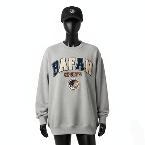 Sudadera Extra Grande para Mujer, Felpa Premium, Tela Suave de Algodón, Logotipo Personalizado con Apliques Bordados, Sudadera Transpirable para Mujer - Product Image 1