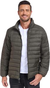 Chaqueta acolchada para hombre, abrigos ligeros y cálidos de invierno, chaqueta aislante repelente al agua a prueba de viento - Product Image 2