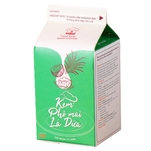 Crème non laitière à la noix de coco en gros au meilleur prix d'usine, OEM/ODM HALAL, crème dessert au pandan pour café, lait, thé - Product Image 1