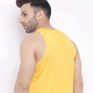 Camiseta sin mangas deportiva transpirable de precio de fábrica para hombre, camiseta sin mangas deportiva holgada personalizada - Product Image 2