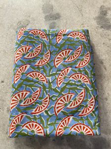 ผ้าคอตตอนสำหรับ100% ของผู้หญิงผ้าพิมพ์ลายดอกไม้บล็อกด้วยมือสำหรับเสื้อผ้าน้ำหนักเบางานเย็บในลานผ้า - Product Image 6