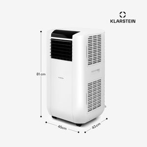 เครื่องปรับอากาศแบบพกพา 15000 BTU สำหรับบ้าน ควบคุมผ่านแอพ WiFi 3 in 1 ระบบทำความเย็น ลดความชื้น และพัดลม สำหรับห้องขนาด 28-42 ตร.ม. 65 เดซิเบล สีขาว - Product Image 6
