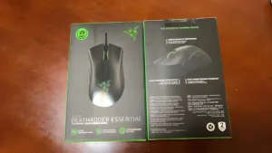 Compatible avec la <span class=keywords><strong>souris</strong></span> de jeu filaire RGB DeathAdder Essential Design, 6400 DPI, <span class=keywords><strong>souris</strong></span> optique ergonomique à 5 boutons pour PC portable - Product Image 2