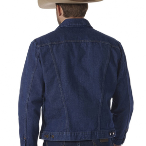 Hot Stylish <b>Jean</b> Jacket Casual Wear Wholesale OEM High Quality Cotton <b>Jeans</b> Jacket Custom Men Denim Jacket Black Blue Color - Product Image 5