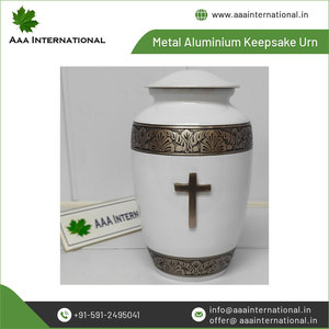 Factory Sale of 100% Aluminum <b>Keepsake</b> Memorial Cremation / Funeral Urns for Adult Human <b>Ash</b> Available for Global Purchasers - Product Image 2