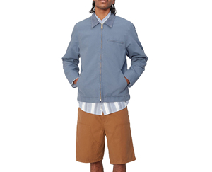 Chaqueta de poliéster de algodón pesado con cremallera personalizada para hombre, ropa de calle de talla grande lavada Vintage, temporada de moda Primavera - Product Image 5