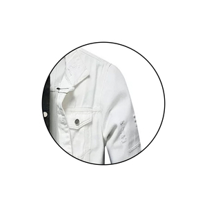 Chaqueta vaquera para hombre de calidad superior, peso ligero, tarifa barata, chaqueta vaquera antiarrugas totalmente personalizada para hombre con el último diseño - Product Image 4