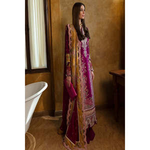 Ensemble de costume en tissu brodé de luxe pour femmes - Ilana par Republic D6-A TC-1498 - Product Image 1