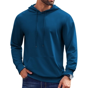 Sweat à capuche unisexe pour homme, logo personnalisé, hiver, haute qualité, 100% coton polaire, coupe-vent, streetwear OEM - Product Image 1