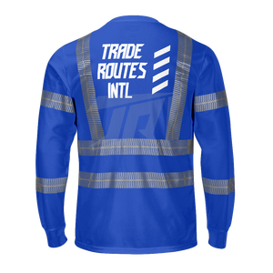 Ensemble de vêtements de travail robustes Chemise boutonnée en polyester à col rond Conceptions réfléchissantes imperméables pour le travail professionnel - Product Image 6