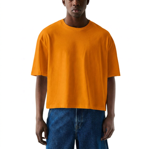 Camiseta Personalizada SK para Hombre, 100% Algodón, Talla Grande, 230 g/m², con Logotipo Impreso, Diseño Holgado en Hombros, Talla Grande y Alta - Product Image 3