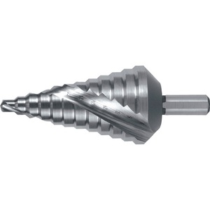 Ruko 12-<b>Step</b> HSS Spiral Fluted <b>Drill</b> Bit 6-38mm Drilling Range - Product Image 1