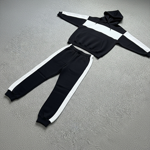 Chándal de hombre de algodón 100% de peso medio 300 GSM calidad superior logotipo bordado personalizado impreso High Street jersey de gran tamaño 2 - Product Image 3