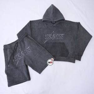 Custom Blank street style Manufacture breathable oversized causal high quality streetwear zipper Hoodies and <b>Trousers</b> Tracksuits - Product Image 4