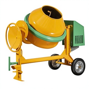 Bétonnière traditionnelle 360 L, fabrication italienne, livraison directe, roues en caoutchouc massif, prix avantageux, en fer et fonte, à vendre - Product Image 1