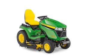 รถตัดหญ้าแบบนั่งขับ John Deere X590 สีเขียว เบาะและล้อสีเหลือง ระบบขับเคลื่อน 2 ล้อ ใช้งานง่าย - Product Image 2