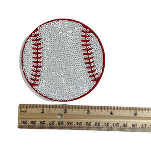 สติกเกอร์ติดด้วยความร้อนแผ่นปะออกแบบได้ตามต้องการ/หลากสีแผ่นติดเลื่อมสำหรับฟุตบอลแผ่นปะติดแบบ DIY - Product Image 6