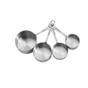 Tasse à mesurer en acier inoxydable de qualité supérieure avec poignée confortable pour une mesure précise de la farine, du sucre, du riz et des ingrédients - Product Image 2