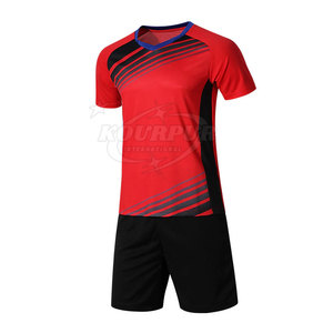 Factory Wholesale Best Quality Customized Breathable Short Sleeve Soccer Uniform Sets for Men From Pakistan - Product Image 1