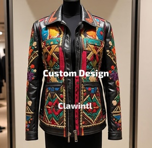 Chaqueta de cuero de diseñador de moda Diseño personalizado Fabricación de calidad premium - Product Image 4