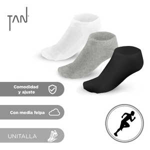 Lot de 3 paires de chaussettes fines pour hommes, sport et décontractées, en boîte - Product Image 3