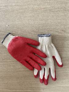 Gants de sécurité en coton latex enduit de caoutchouc vietnamien, anti-coupure, antidérapants, réutilisables, tricotés, 10 jauges, protection pour le jardinage - Product Image 6