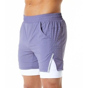 Pantalones cortos de algodón 2025 Vintage para hombre, pantalones cortos de entrenamiento ecológicos para playa, Surf y natación, ropa de calle caliente 100% - Product Image 3