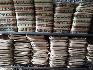 Boîte de rangement ronde en bambou vintage faite à la main, écologique, panier décoratif, artisanat vietnamien - Product Image 4