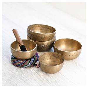 Cuencos Cantores de Acero Inoxidable Pulido de Diseño, Larga Duración, Hechos a Mano en Tibet, para Meditación, Yoga, Sanación con Sonido, Sonido Sostenido - Product Image 2