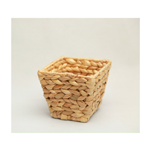 Cesta de jacinto de agua con asas Cesta de jacinto de agua de almacenamiento plegable Cesta tejida duradera para lavandería y uso doméstico - Product Image 4