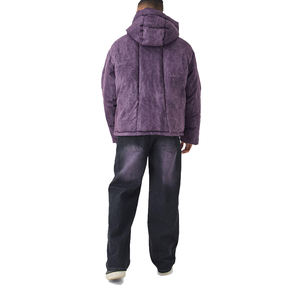 Chaqueta a prueba de viento Chaqueta acolchada con cuello de pie Chaqueta acolchada de invierno para hombre Abrigo de algodón ligero - Product Image 5