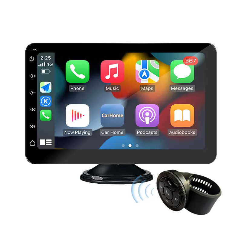 Oem/odm 7 Zoll Car Audio Lautsprecher DVD-Player Auto Stereo Android GPS Innen zubehör tragbar für Apple Carplay Android Auto