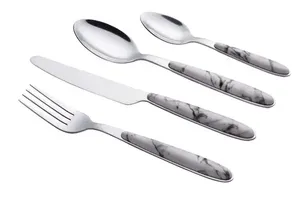 Juego de cucharas de oro y plata hechas a mano de lujo, cubiertos artesanales elegantes para comedor elegante y Decoración de mesa para el hogar - Product Image 5